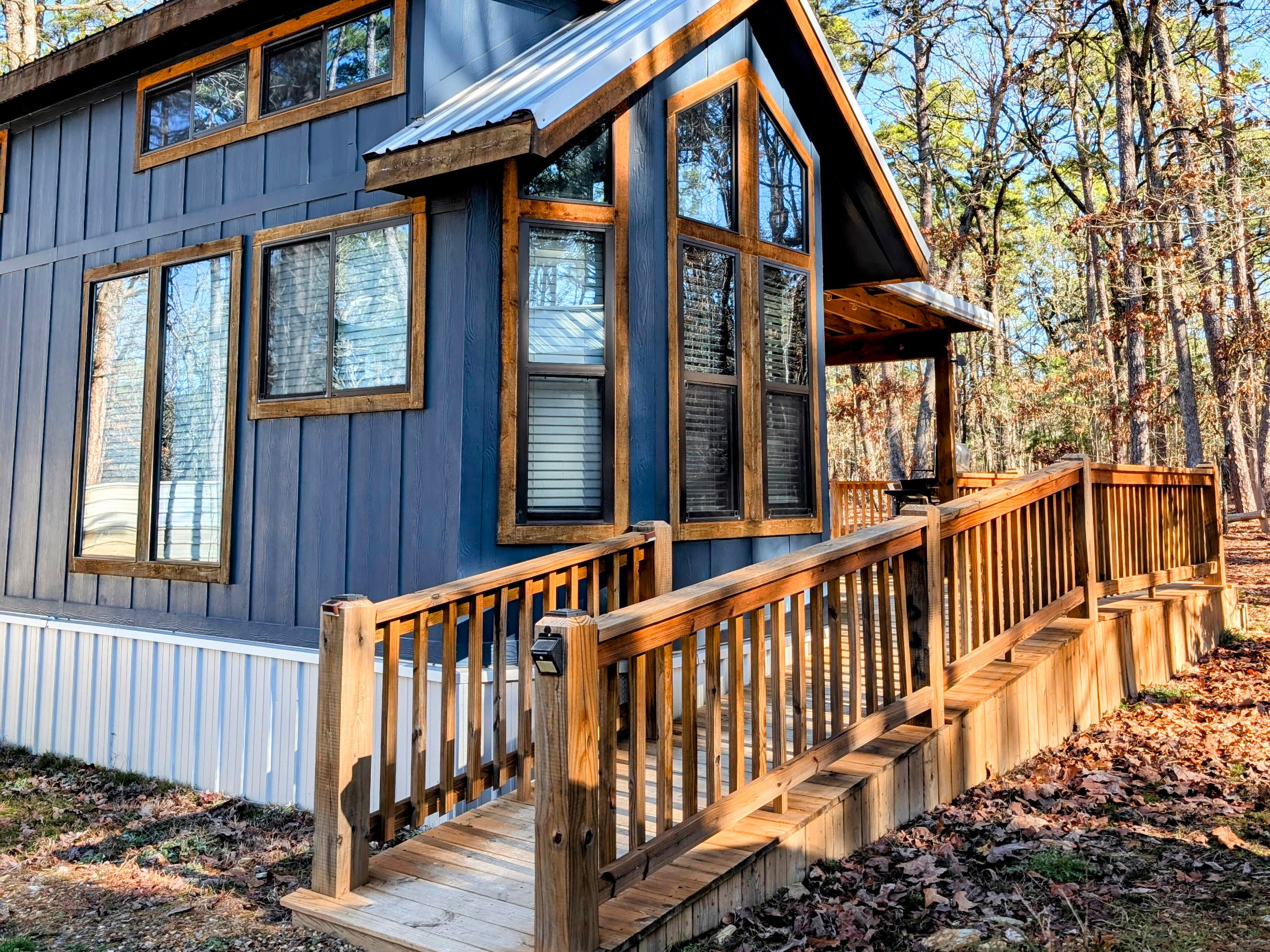 Front of cabin & ramp entrance