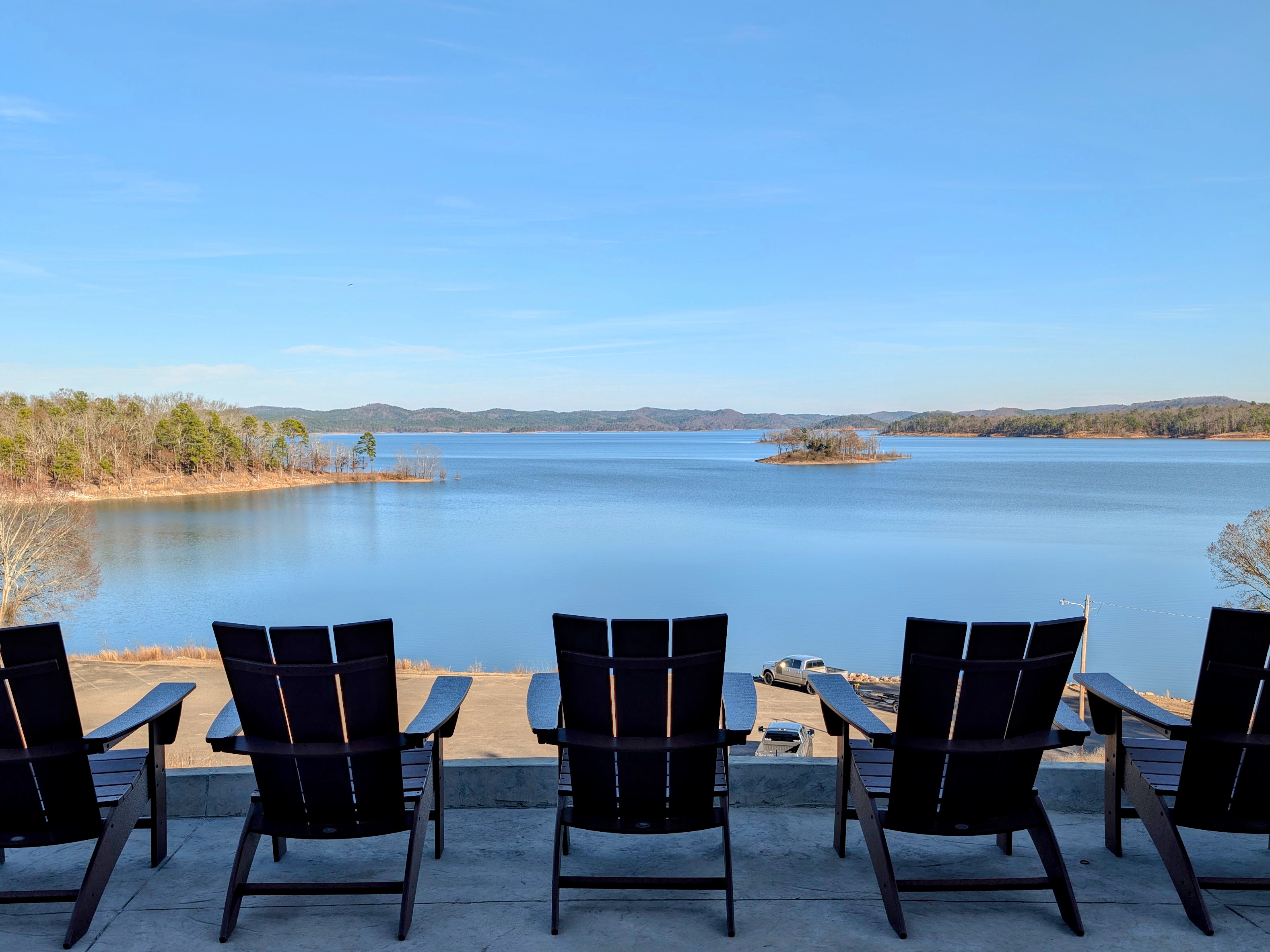 View of Broken Bow Lake from Beaver Bend State Park Lodge