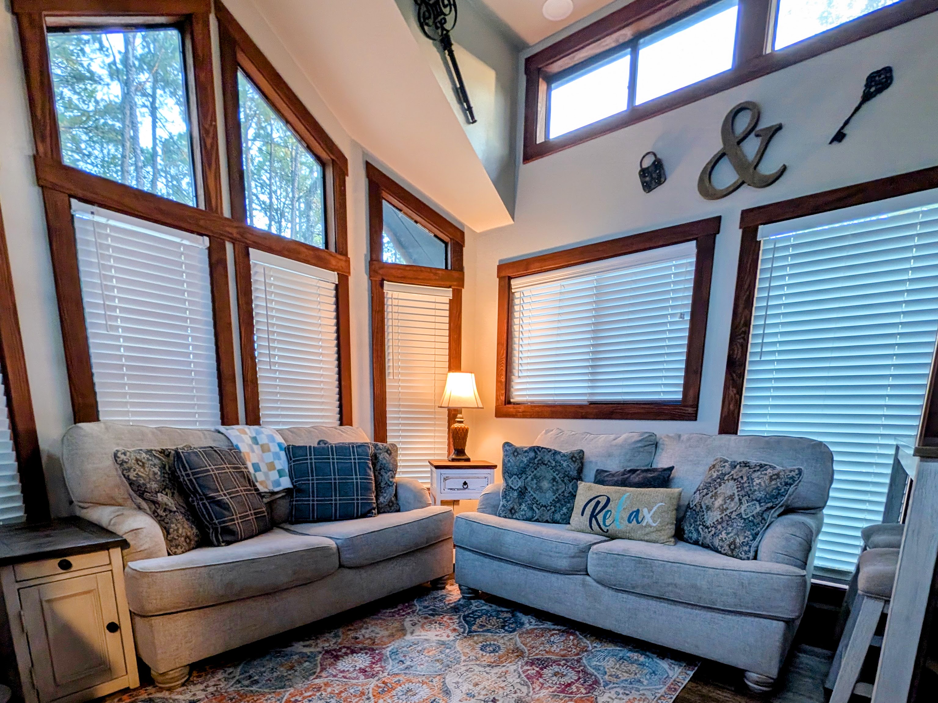 Comfortable living room seating